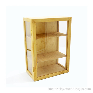 Bamboo And Acrylic Display Box Gift Box